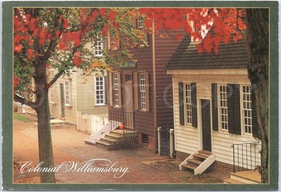 Williamsburg Colonial Historic Buildings Vintage Postcard United States Virginia