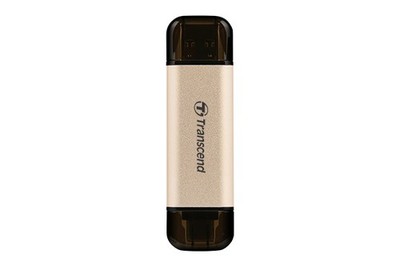 Transcend JetFlash 930C 128 GB, USB-Stick gold/schwarz