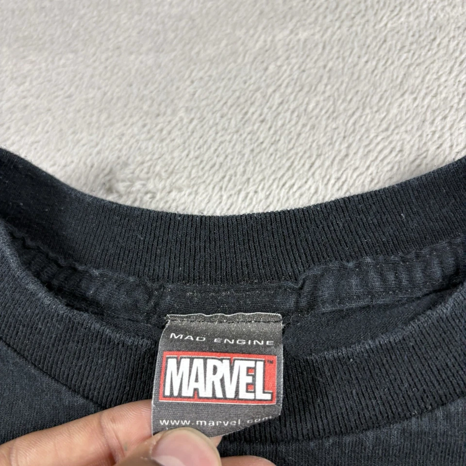 Vintage 2002 Marvel Ultimate Spider-Man T-Shirt Men’s S Youth XL Black #2706 - Image 4 of 4
