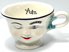 Baileys Irish Cream Limited Edition Winking Woman Ceramic Mug Yum Inside Rim GUC