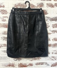 Vintage Leather Skirt Campagnie Internationale Express Pencil Straight 80  s 90  s