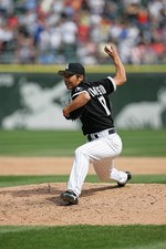 Shingo Takatsu Chicago White Sox pitches v the Kansas City Royals - Old Photo 5