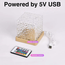 Ocean Lamp Water Light Projector - Water Ripple Projector Light Cube Aurora Nort