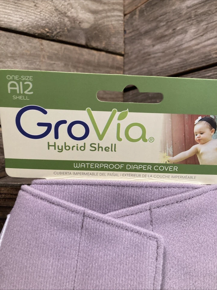 GroVia Hybrid Shell Waterproof Diaper Cover  One-Size AI2 Shell - Image 2 of 4