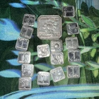 Lot of RARE & UNIQUE 2014 3.05 oz. .999 Silver Square Bar - Suns of Liberty Mint