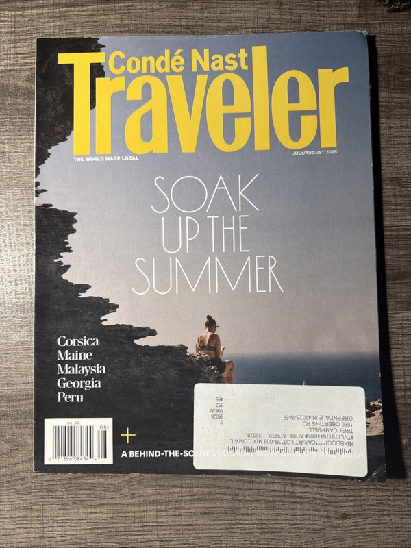 Conde Nast Traveler Magazine - Soak Up The Summer - July/August 2025