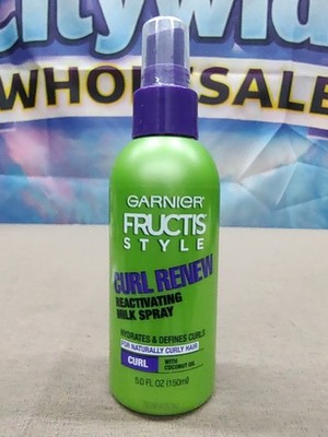 GARNIER Fructis Style Curl Renew Reactivating Milk Spray 5 Fl Oz Curly Hair HTF!