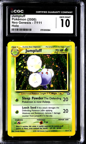 Jumpluff (Unlimited) graded CGC 10 for sale on eBay