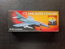 Vintage Heller/Humbrol AMD Super Etendard Model Aircraft Kit - 1:72, 1986