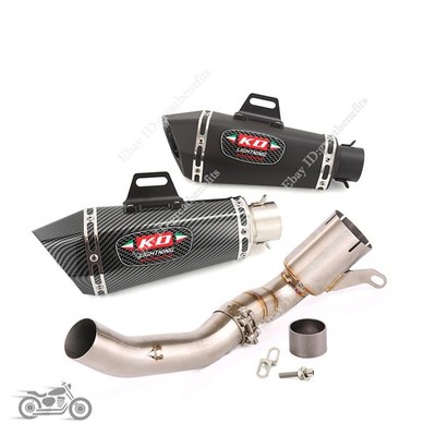 Exhaust Mid Link Pipe Muffler Modified For Duke 250 390 RC390 390ADV 2021-2023