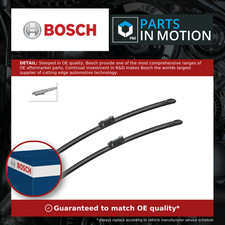 2x Wiper Blades (Pair) Flat / Aero type fits MERCEDES C200 S205, W205 Front Set