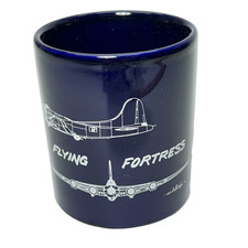 Vintage 1989 Je Base B-17 Boeing Flying Fortress Coffee Mug Cup 94th Bomb Group