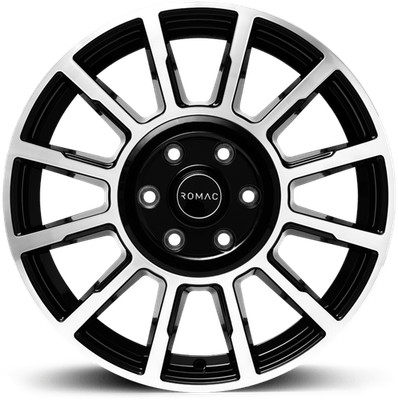 ROMAC STEALTH 18x7,5 ET50 6x120 schwarz/poliert (Last 1250kg) RMSTE H8791BMF x4