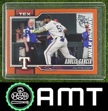 Adolis Garcia 2026 Topps Series 1 Celebration Walk This Way Orange 19/25