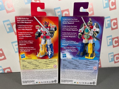Hasbro Power Rangers Mighty Morphin Dino Megazord Thunder Megazord Figures VHS - Picture 5 of 5