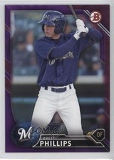 2016 Bowman Prospects Purple 111/250 Brett Phillips #BP136 1u0