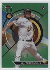 2023 Topps Finest Green Refractor 87/99 Ken Waldichuk #53 0su2