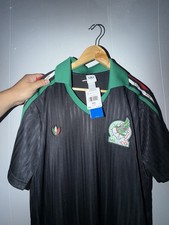 adidas Mexico National Team Soccer Jersey 2XL Black/Green Shirt