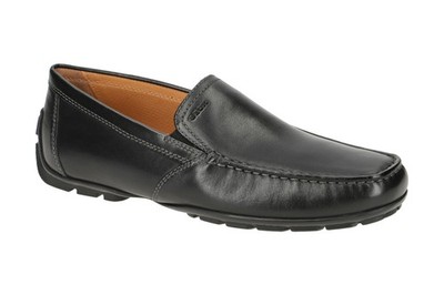 Geox Schuhe MONER schwarz Herrenschuhe elegante Slipper U1144V 00039 C9999 NEU