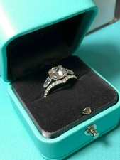 Round Cut 3.25Ct Lab Created Diamond 14K White Gold Plated Engagement Ring Set