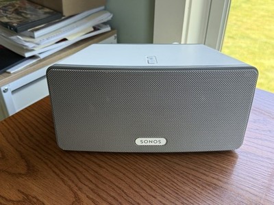 Sonos Play:3 Wireless Smart Speaker - S2 App Compatible - White - Tested - Clean