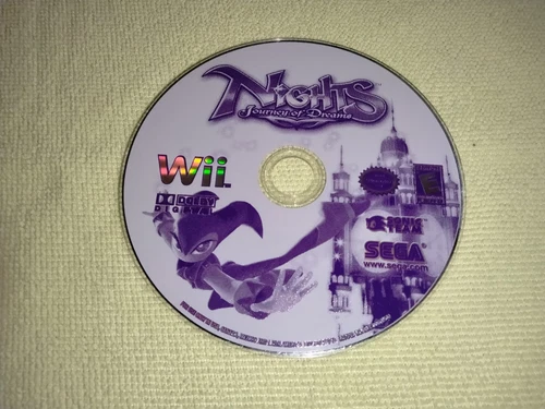 Scratched NiGHTS: Journey of Dreams (Nintendo Wii, 2007) UNTESTED