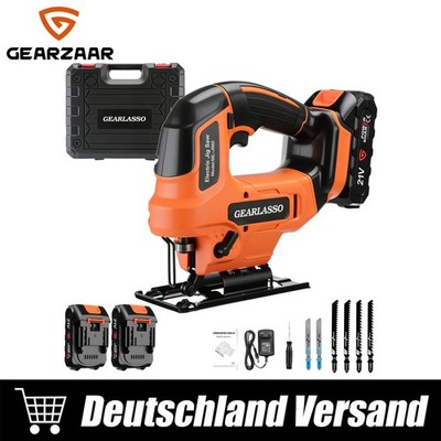 Pendelhubstichsäge für Heimwerker 2700 U/min mit Akku 800 2700 U/min LED 21V
