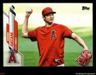 2020 Topps Base Set Photo Variation #125 Shohei Ohtani Warmup Shirt SP ANGELS
