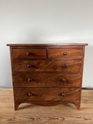 Antique Miniature Federal Style Walnut Chest Of Drawers Dresser AAFA Rustic Farm — photo 1