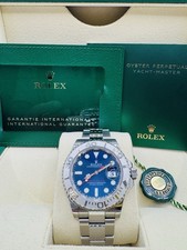 Rolex Yacht-Master 40mm Blue Dial Oyster Stainless Steel Automatic Watch 2022