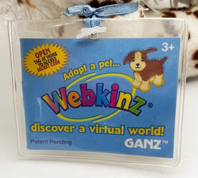 Ganz Webkinz Springer Spaniel Dog HM170 Plush Toy UNUSED CODE NEW