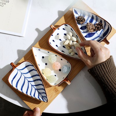  Steak Seasoning Fruit Dip Ceramic Sauce Dish Vegetable Plate Condiments