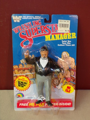 1985 LJN WWF Wrestling Superstars Managers Mr FUJI...