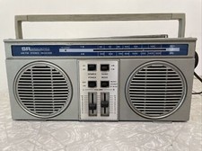Sears SR2400 Series Stereo Receiver Boombox AM/FM Radio 667-24090250 TESTED