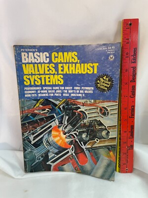 VINTAGE 1977 PETERSENS BASIC CAMS VALVES EXHAUST SYSTEMS SERVICE REPAIR BOOK 