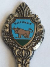 Vintage Souvenir Spoon US Collectible Wisconsin