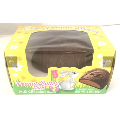 PALMER PEANUT BUTTER FILLED MILK CHOCOLATE (1) EGG- 3oz EASTER CANDY