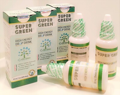 SUPER GREEN DROP DRINK - NO Sugar, NO Caffeine, NO Steroid, NO Side Effect!