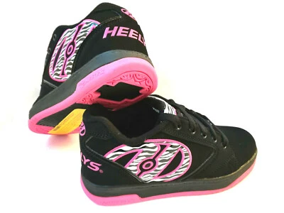 Heelys Propel 2.0 black/hot pink/ Zebra Schuh mit Rollen Heelies Sneakers Gr. 39