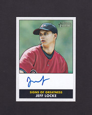 2007 Bowman Heritage / Signs of Greatness #SG-JL Jeff Locke [NM/MT]