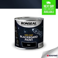 Ronseal One Coat Blackboard Paint Suitable For Wood, MDF & Interior Walls 250ML