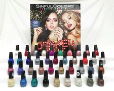 Lot of 2 Sinful Colors Decked Out Nail Polish Various Shades Available Choose