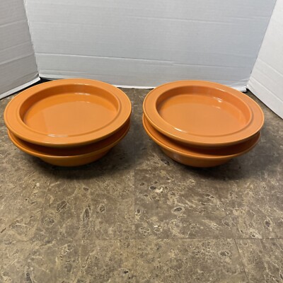 BOB VAN ALLEN MIKASA Double Decker Casserole Gx200 Orange .and