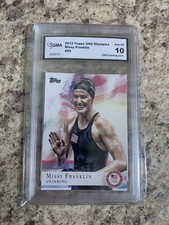 2012 Missy Franklin Topps USA Olympics Swimming Rookie Gem Mint 10 #59