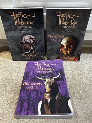 Faction Paradox Protocols Lawrence Miles The Scripts Vol 1-3 Doctor Who Spin-Off