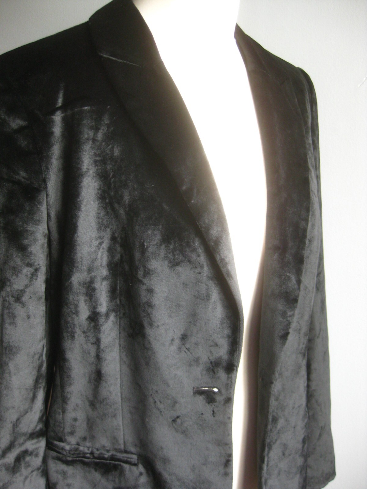 Vintage LAURA ASHLEY Black Velvet Jacket UK 12 14 blazer moleskin