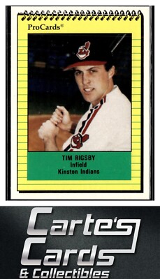 Tim Rigsby 1991 ProCards #331 Kinston Indians | eBay