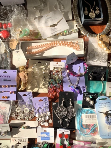 Jewelry Lot NEW with Tags! Gifts, Resell, Necklace, Bracelet, Earrings, Ring Etc