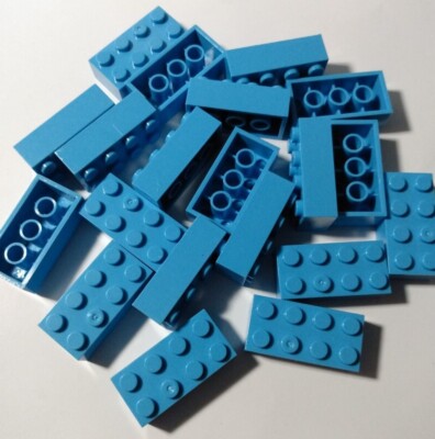 New Trans Clear Blue Green Bluish Gray 2x4 Brick #3001   Custom & Compatible