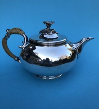 Traumhafte versilberte frz. Teekanne, CHRISTOFLE, Paris um 1900 1,2 Ltr.